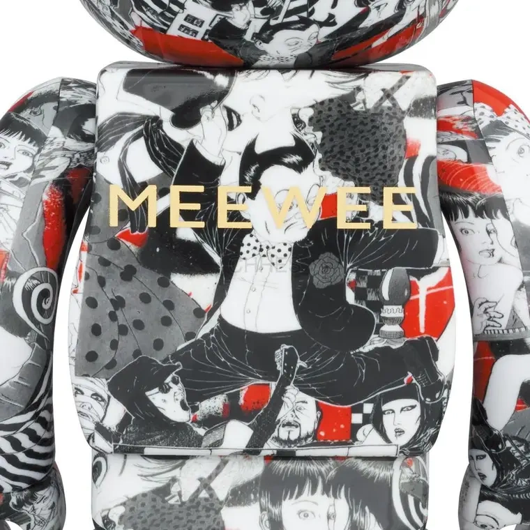 积木熊      BE@RBRICK MEEWEE&times;Suehiro Maruo Shojo Tsubaki 100％ & 400％《预计2023年7月下旬发货/订购截止至3月10日》