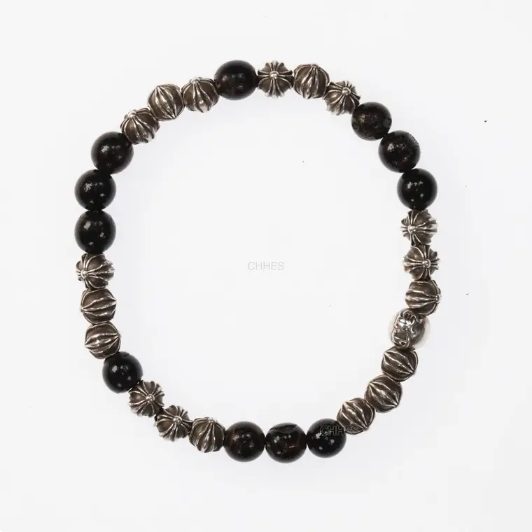 Chrome hearts 克罗心 19银珠6MM菩提子手链