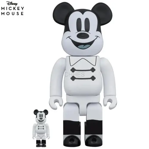 积木熊        BE@RBRICK Nighttime Mickey 100％ & 400％《预计2023年9月下旬发货/订购截止至3月10日》