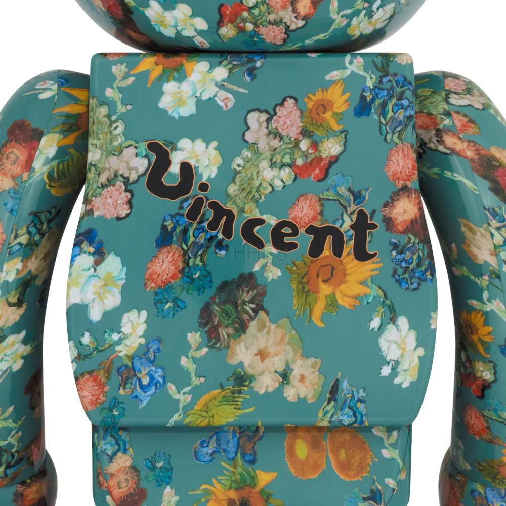 BEARBRICK 积木熊BE@RBRICK × Van Gogh Museum Floral Pattern 50th