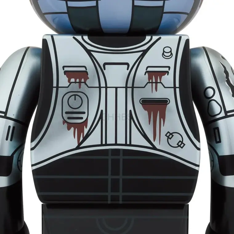积木熊       BE@RBRICK 机械战警墨菲头像版本 1000%