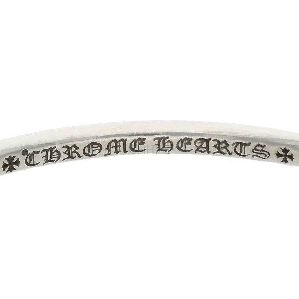 CHROME HEARTS Chrome hearts 克罗心DOUBLE DOG双狗头开口粗手镯