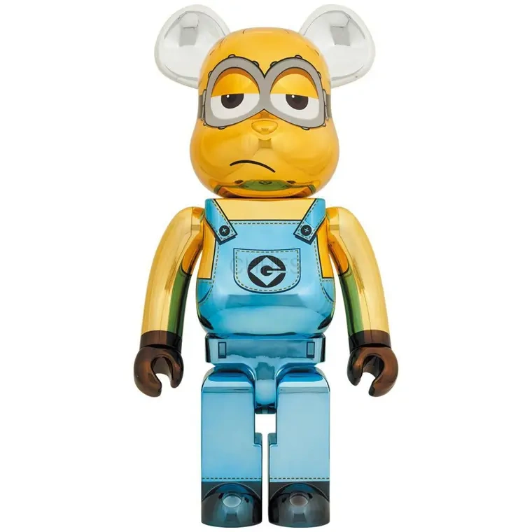 积木熊        BE@RBRICK KEVIN Chrome 版本1000%