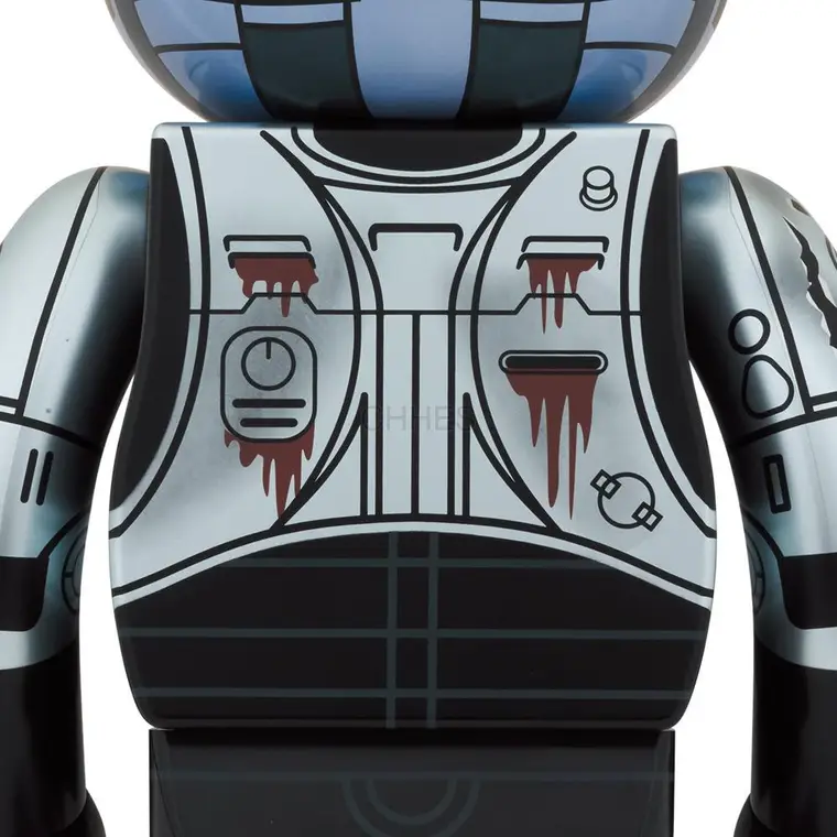 积木熊       BE@RBRICK 机械战警墨菲头像 Ver. 1000％