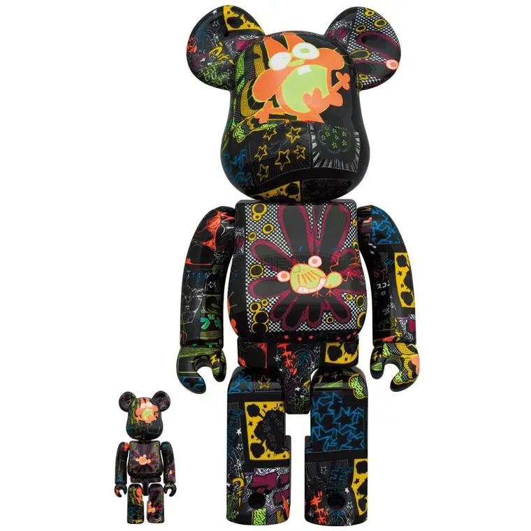 积木熊      BE@RBRICK New Akatsuka Nyarome & Beshi 100% & 400%