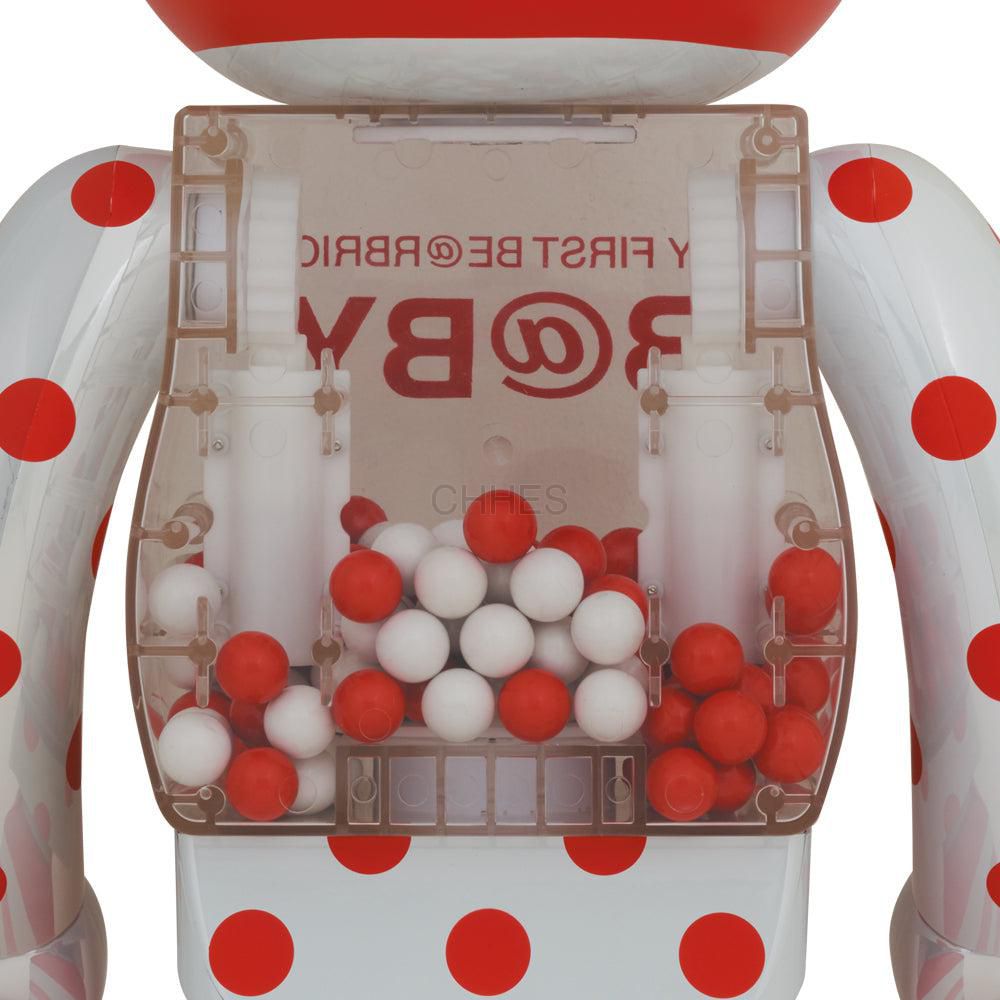 积木熊 MY FIRST BE@RBRICK B@BY RED & SILVER C【正規品保証