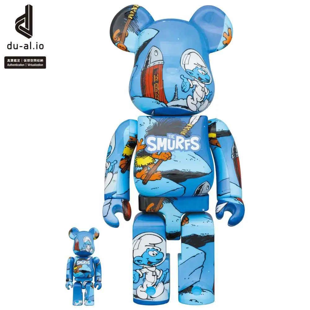 积木熊   BE@RBRICK 蓝精灵「The Astrosmurf」100％ & 400％