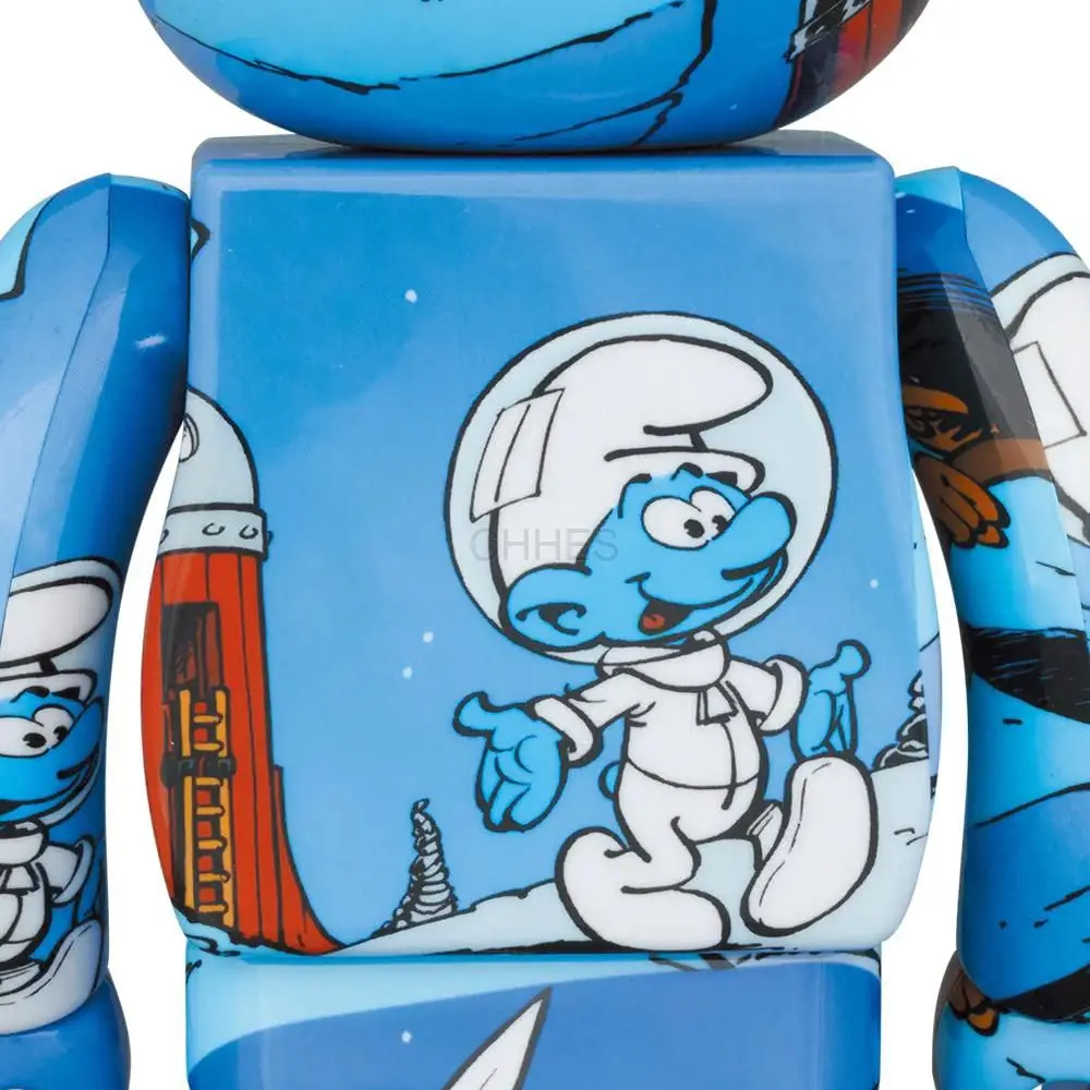 积木熊   BE@RBRICK 蓝精灵「The Astrosmurf」100％ & 400％