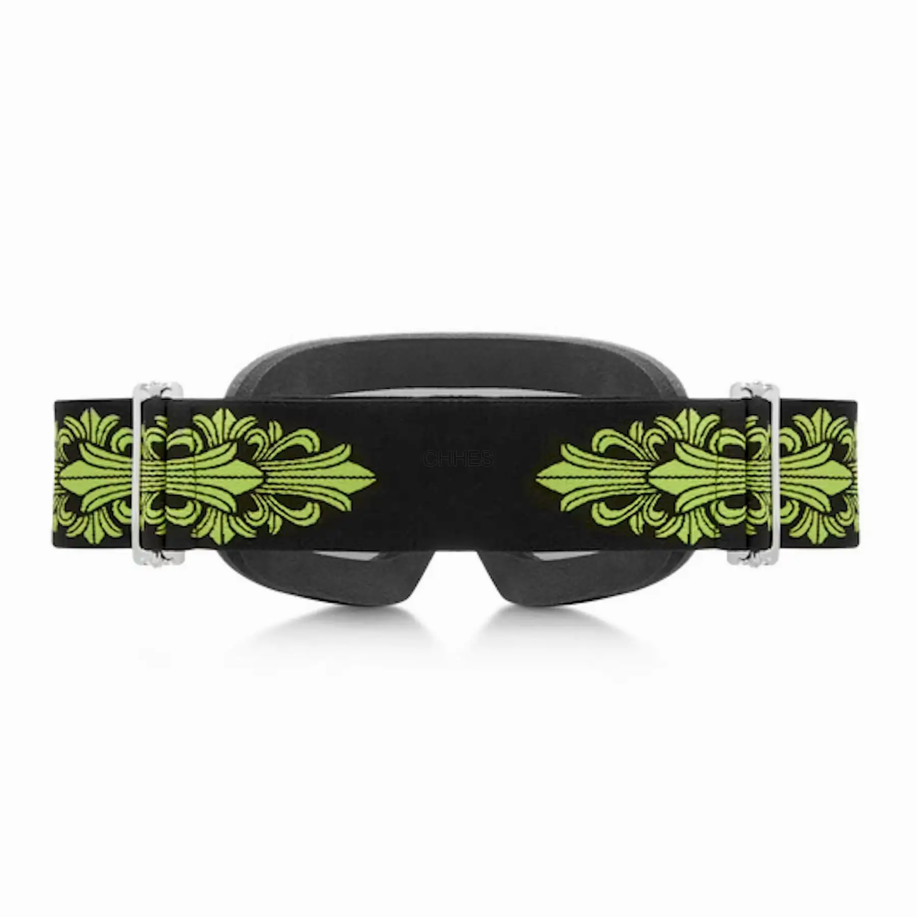 Chrome hearts 克罗心 SKI GOGGLES SILVER M0RNING 绿色滑雪镜	