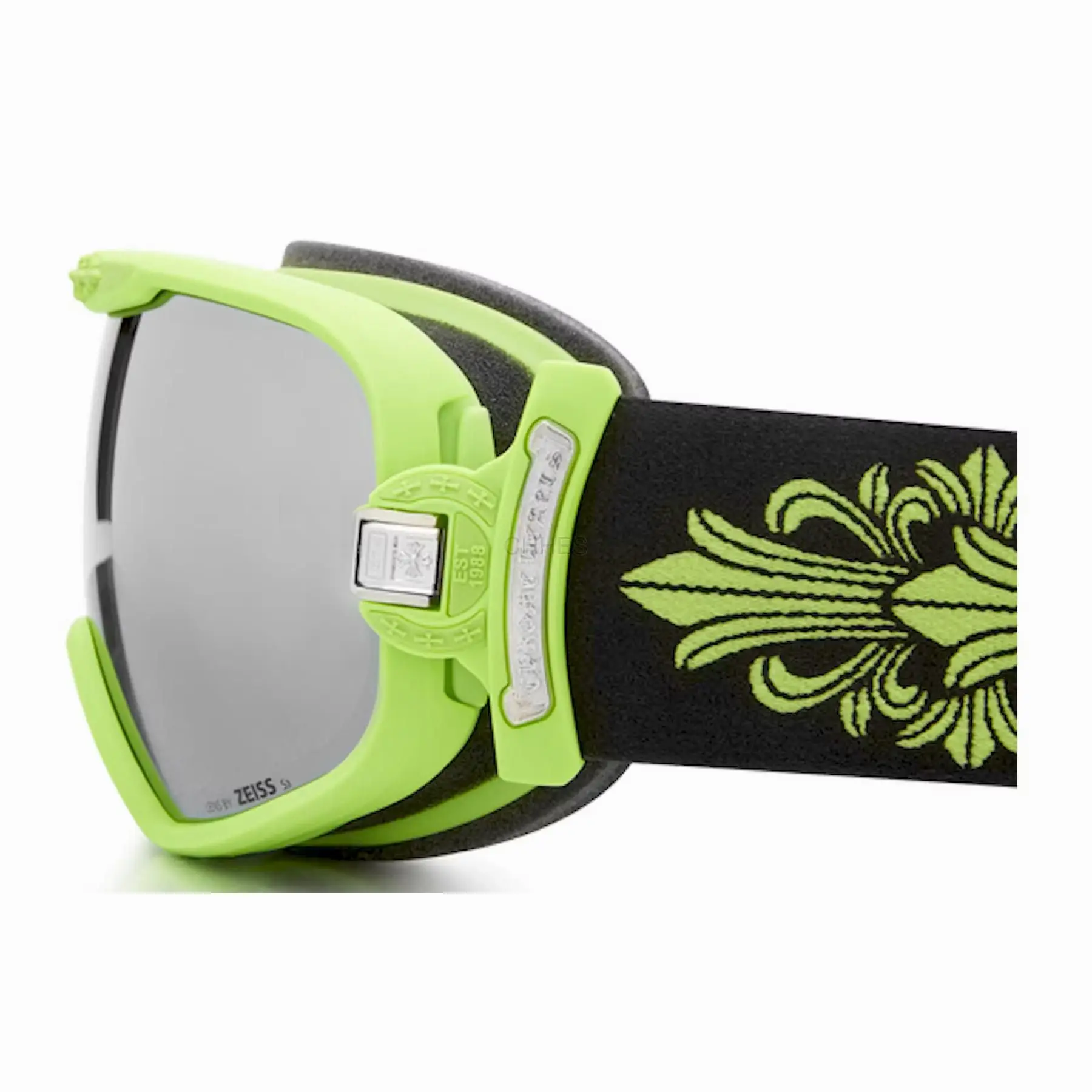Chrome hearts 克罗心 SKI GOGGLES SILVER M0RNING 绿色滑雪镜	