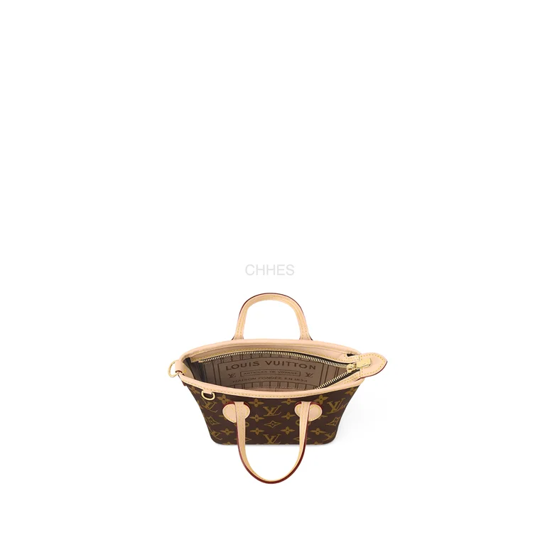 LOUIS VUITTON 女士 Neverfull BB 手袋 白色肩带 M46705