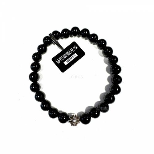 Chrome Hearts 10mm オプシディアン 2 Silver Beads 【正規品保証