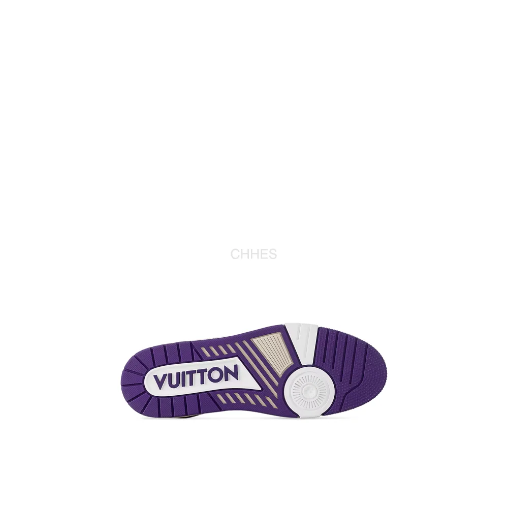 LOUIS VUITTON 男士 TRAINER 白紫运动鞋 1ACHKW
