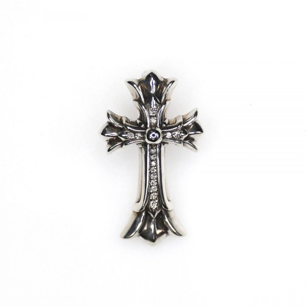 Chromehearts 克罗心 镶钻中号双层十字架吊坠