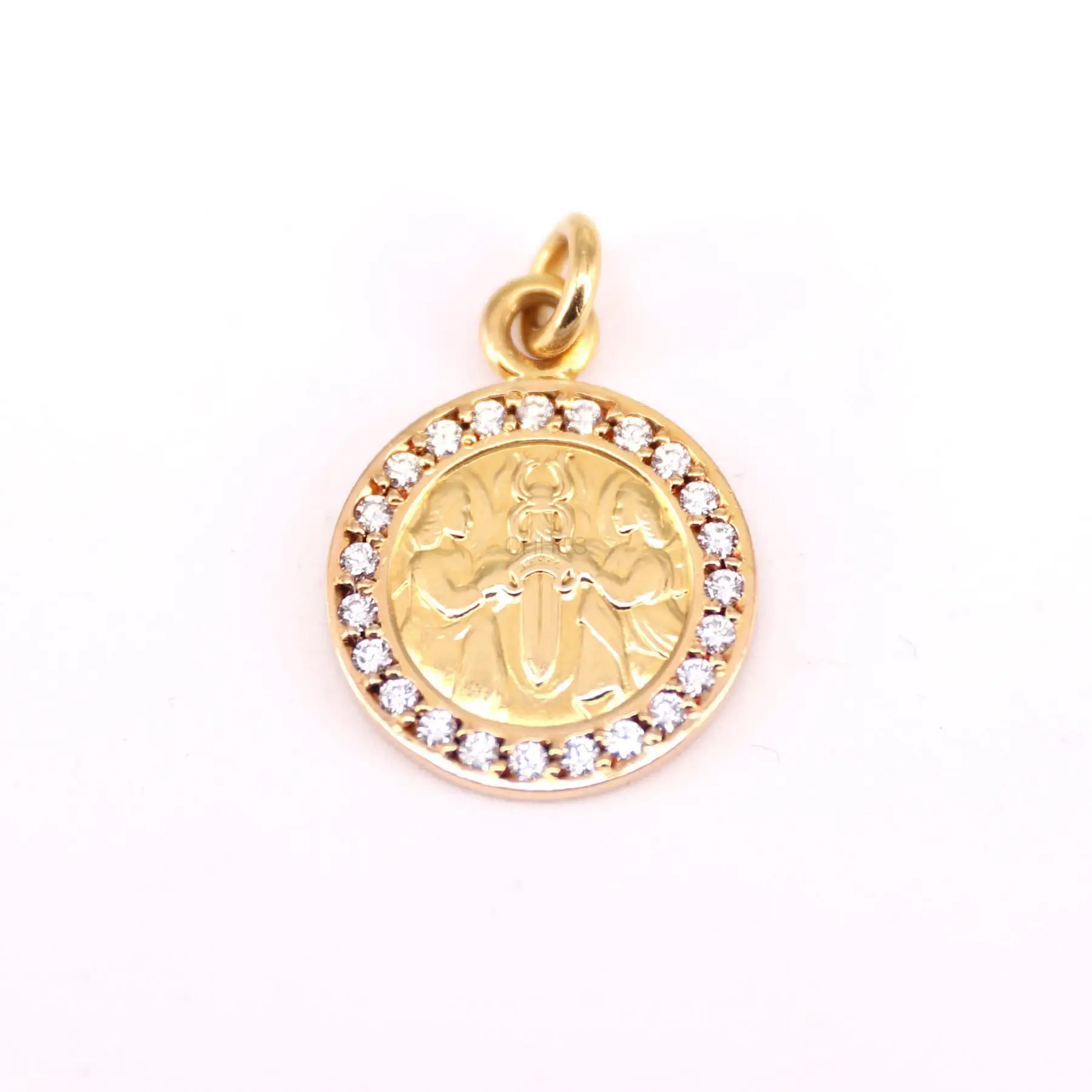 Chrome hearts 克罗心 22K满钻宝剑天使吊坠