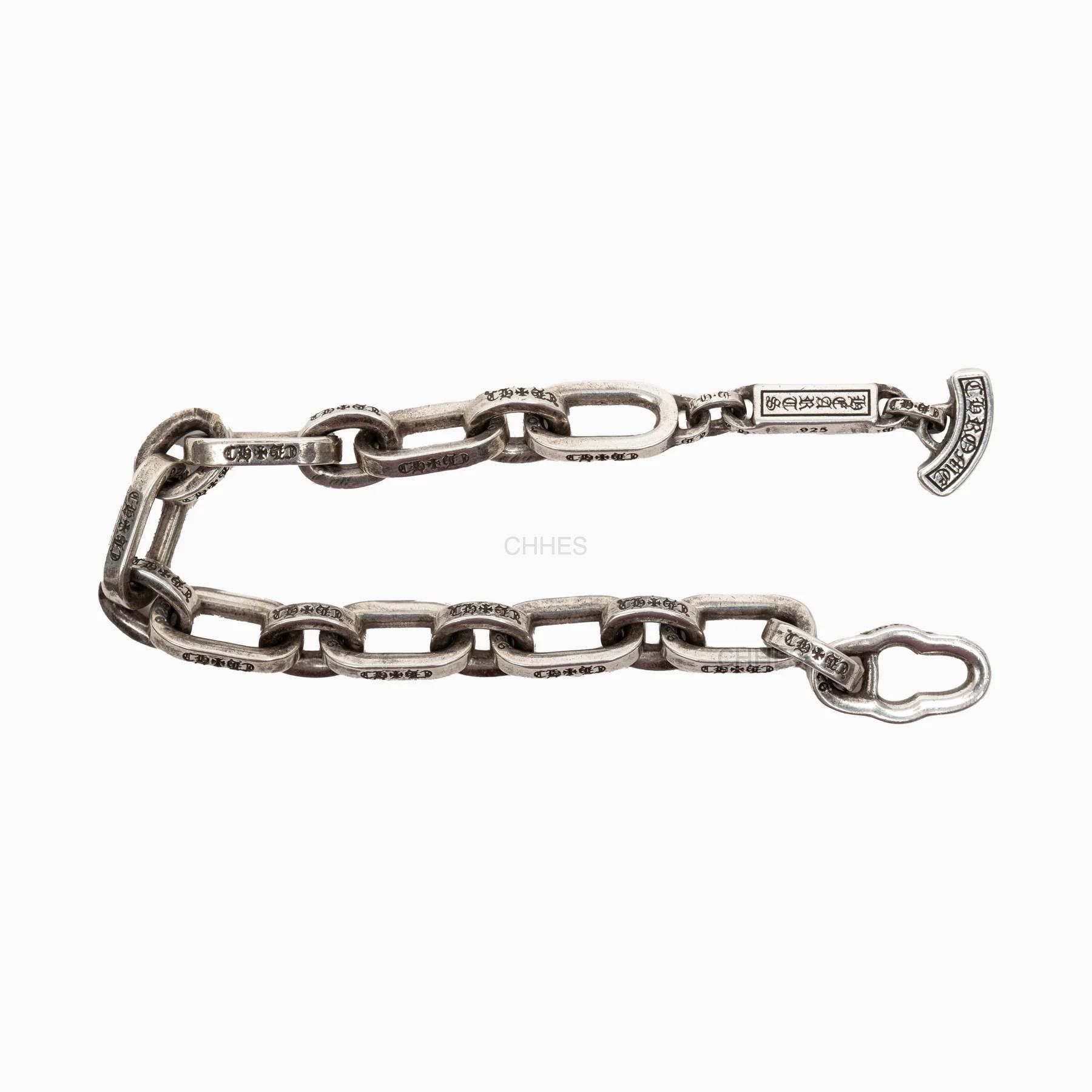 克罗心 レター PAPER CHAIN ブレスレット Chrome Hearts 正【正規品