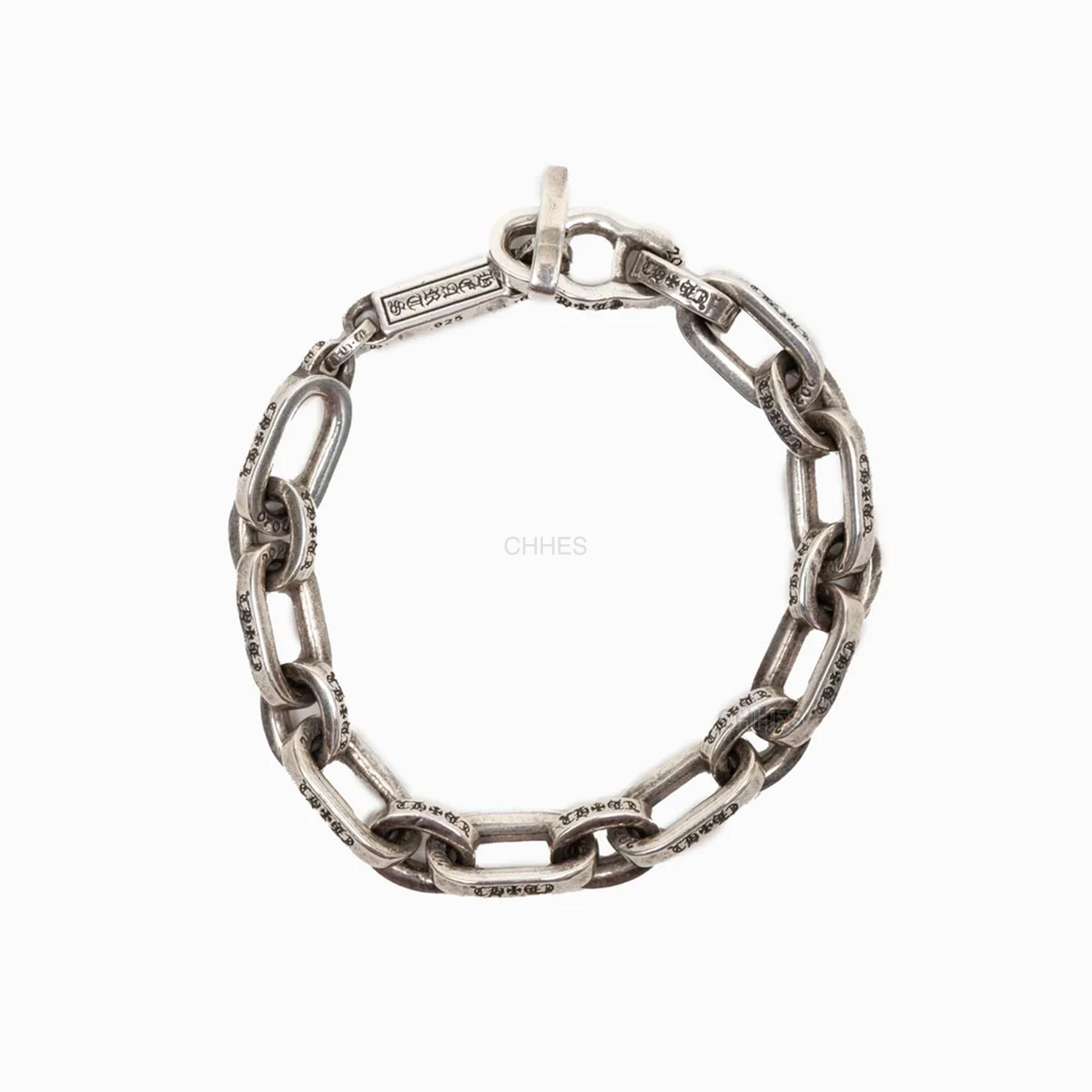 克罗心 レター PAPER CHAIN ブレスレット Chrome Hearts 正【正規品