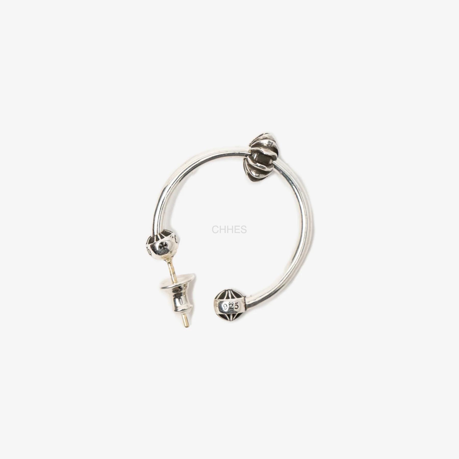 CHROME HEARTS　ピアス HOOP CH PLS CH CHROMEHEARTS Chrome Hearts SPINNER HOOP CH Plusstud earrings