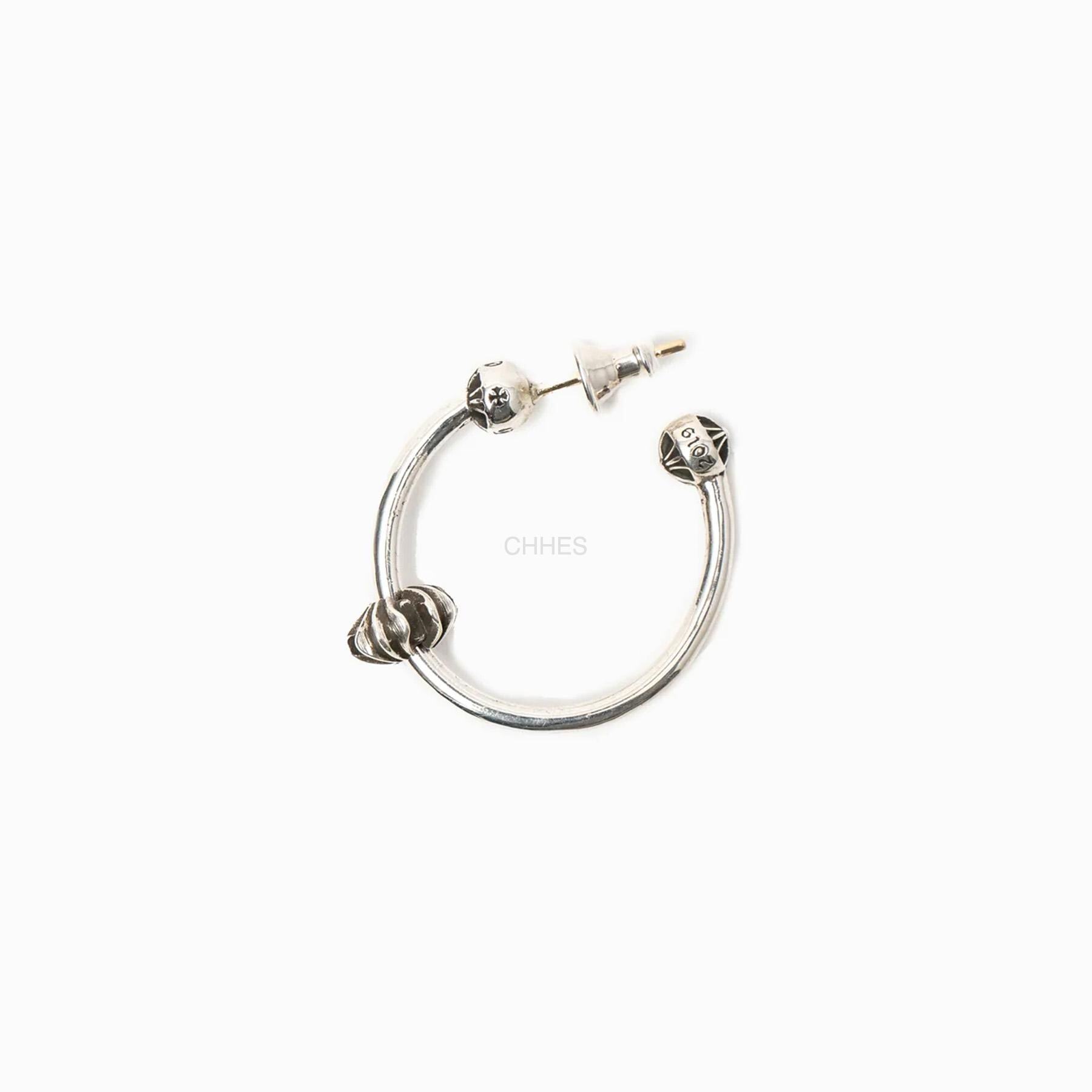 CHROME HEARTS　ピアス HOOP CH PLS CH CHROMEHEARTS Chrome Hearts SPINNER HOOP CH Plusstud earrings