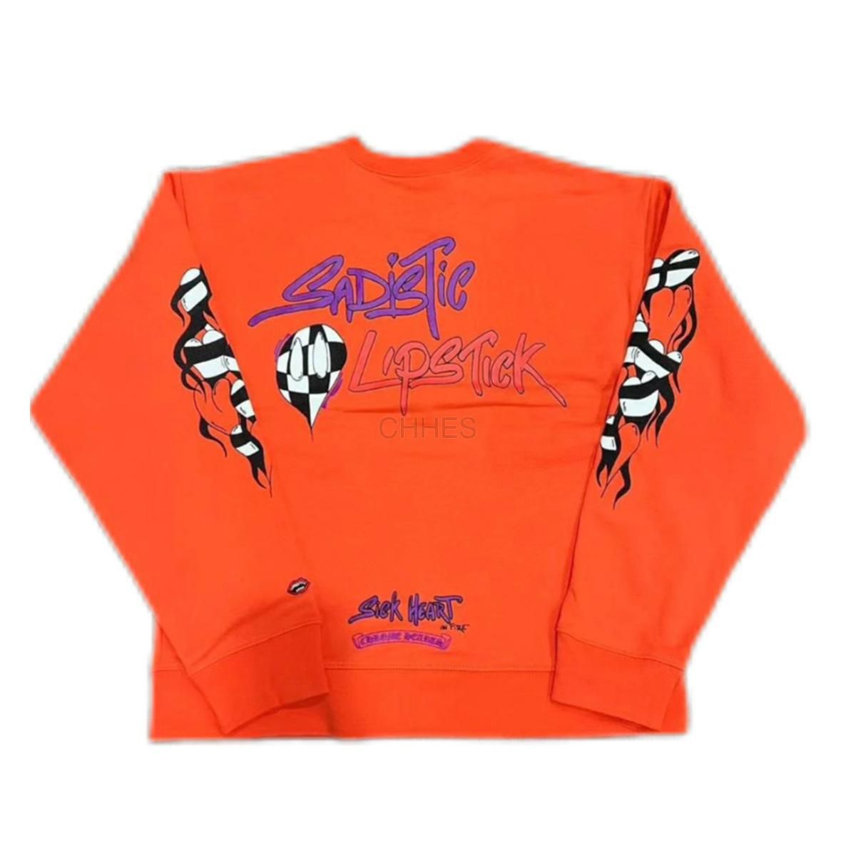 CHROME HEARTS 克罗心MATTY BOY MATTYBOY SICK 橘色卫衣- CHHES