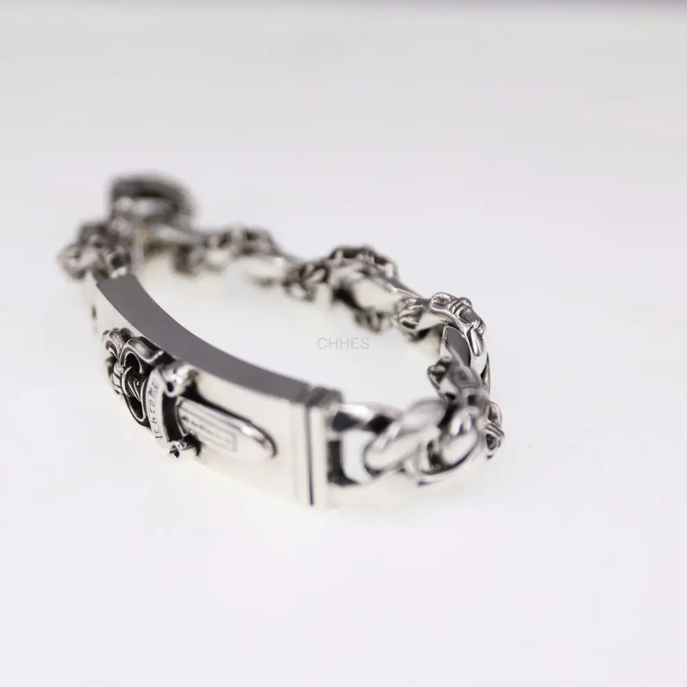 Chrome hearts 克罗心 宝剑半花ID手链
