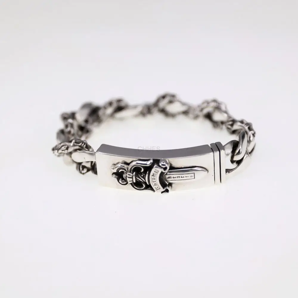Chrome hearts 克罗心 宝剑半花ID手链