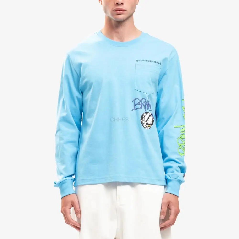 克罗心 MATTY BOY BRAND NEW 蓝色长袖TEE