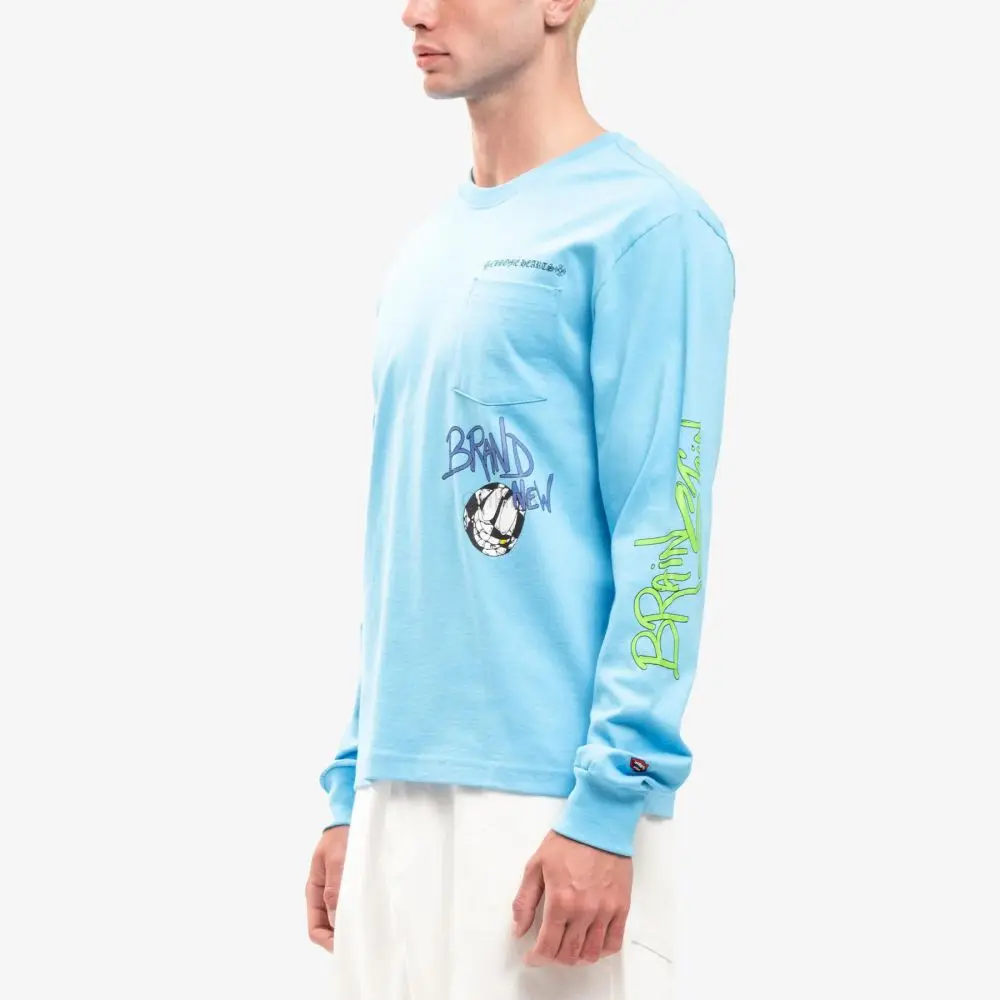 克罗心 MATTY BOY BRAND NEW 蓝色长袖TEE