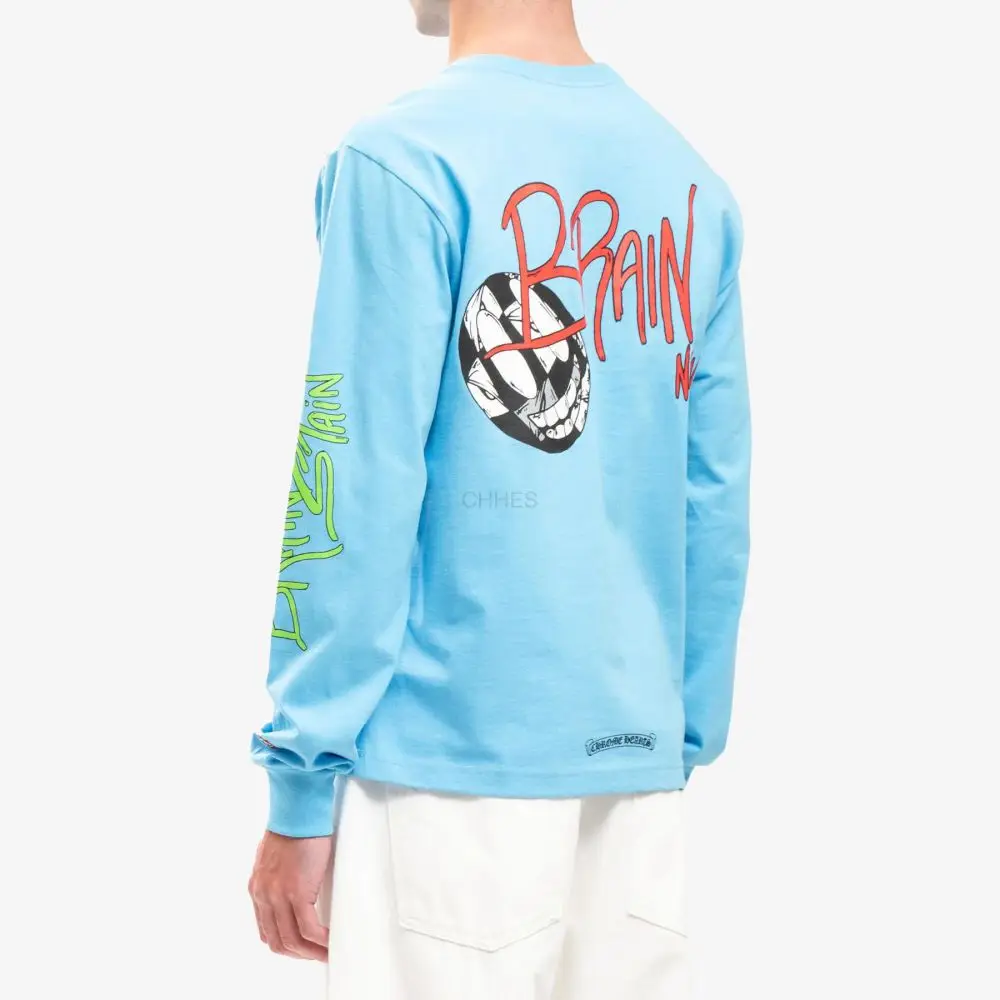 克罗心 MATTY BOY BRAND NEW 蓝色长袖TEE