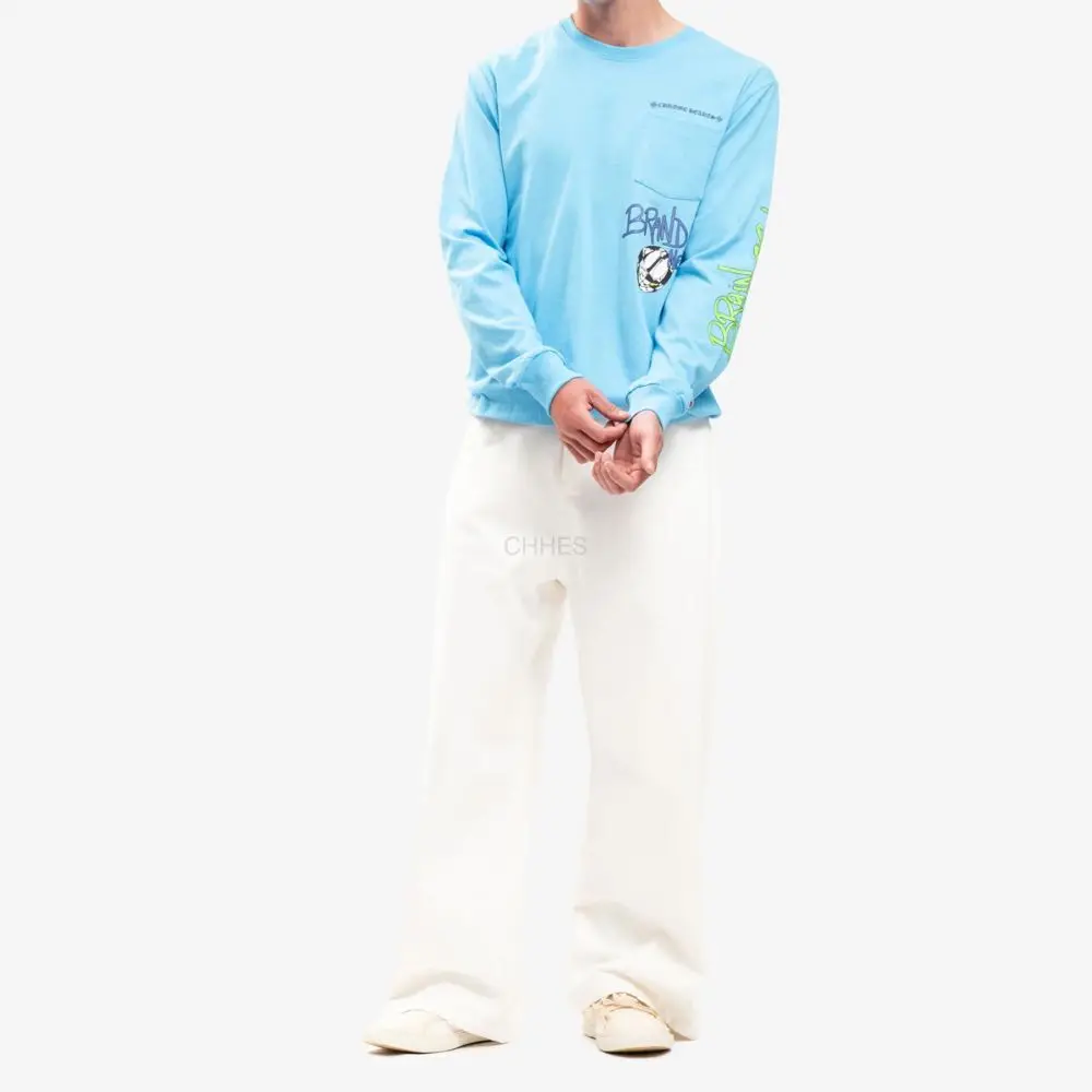克罗心 MATTY BOY BRAND NEW 蓝色长袖TEE