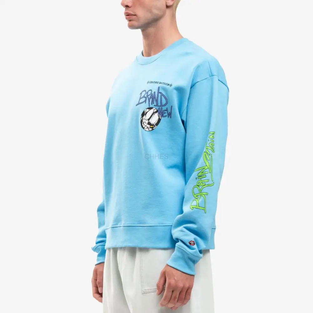 克罗心 MATTY BOY BRAND NEW 蓝色圆领卫衣