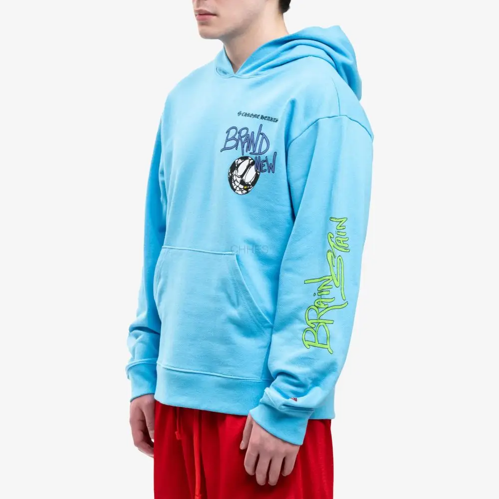 克罗心 MATTY BOY BRAND NEW 蓝色连帽卫衣