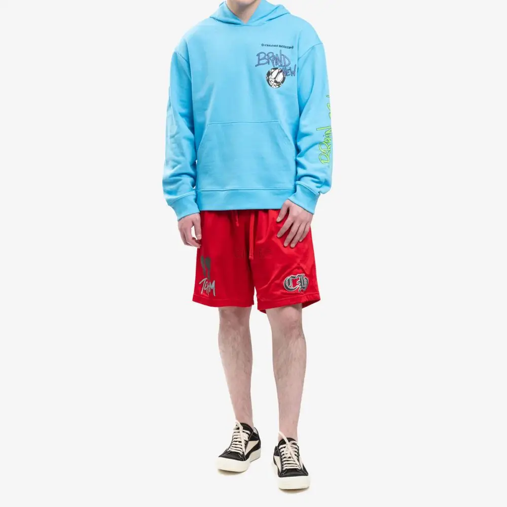 克罗心 MATTY BOY BRAND NEW 蓝色连帽卫衣