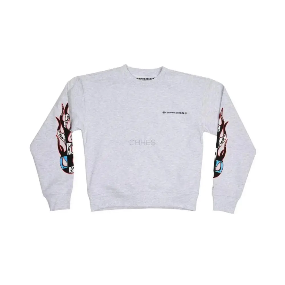 Chrome hearts 克罗心 灰色涂鸦卫衣