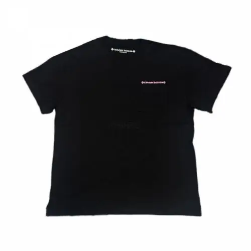 克罗心 Matty Boy Shoulder USA粉字横幅黑色短袖TEE