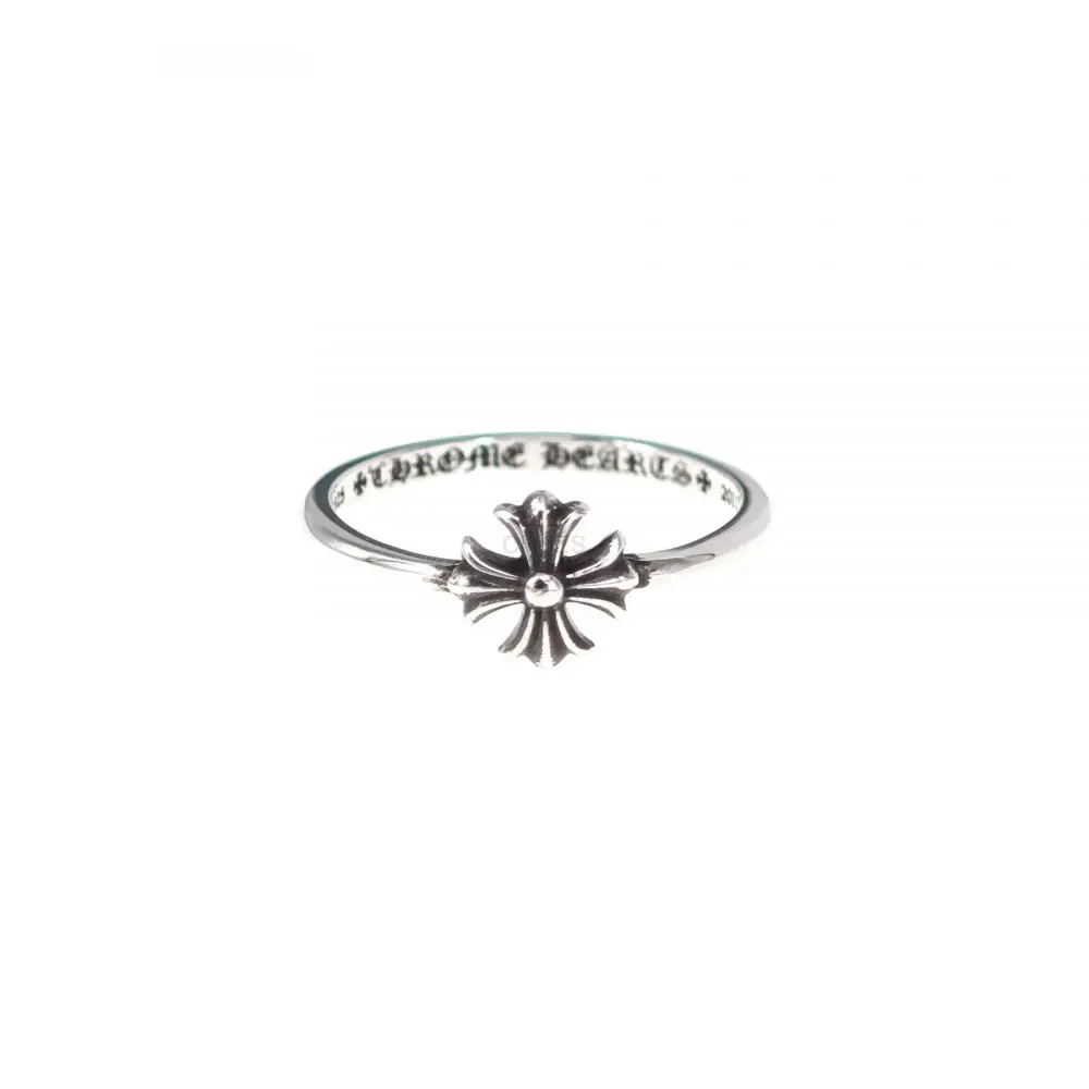 Chromehearts 克罗心 泡泡糖圆环十字花戒指