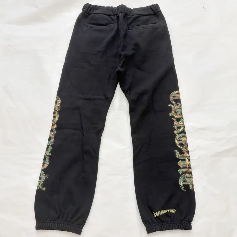 克罗心Chrome hearts 迷彩三十字卫裤运动裤运动裤抓绒卫裤现货M