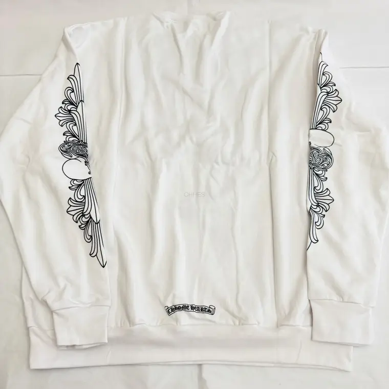 Chrome hearts 克罗心  限定白色藤蔓爱心卫衣M码现货