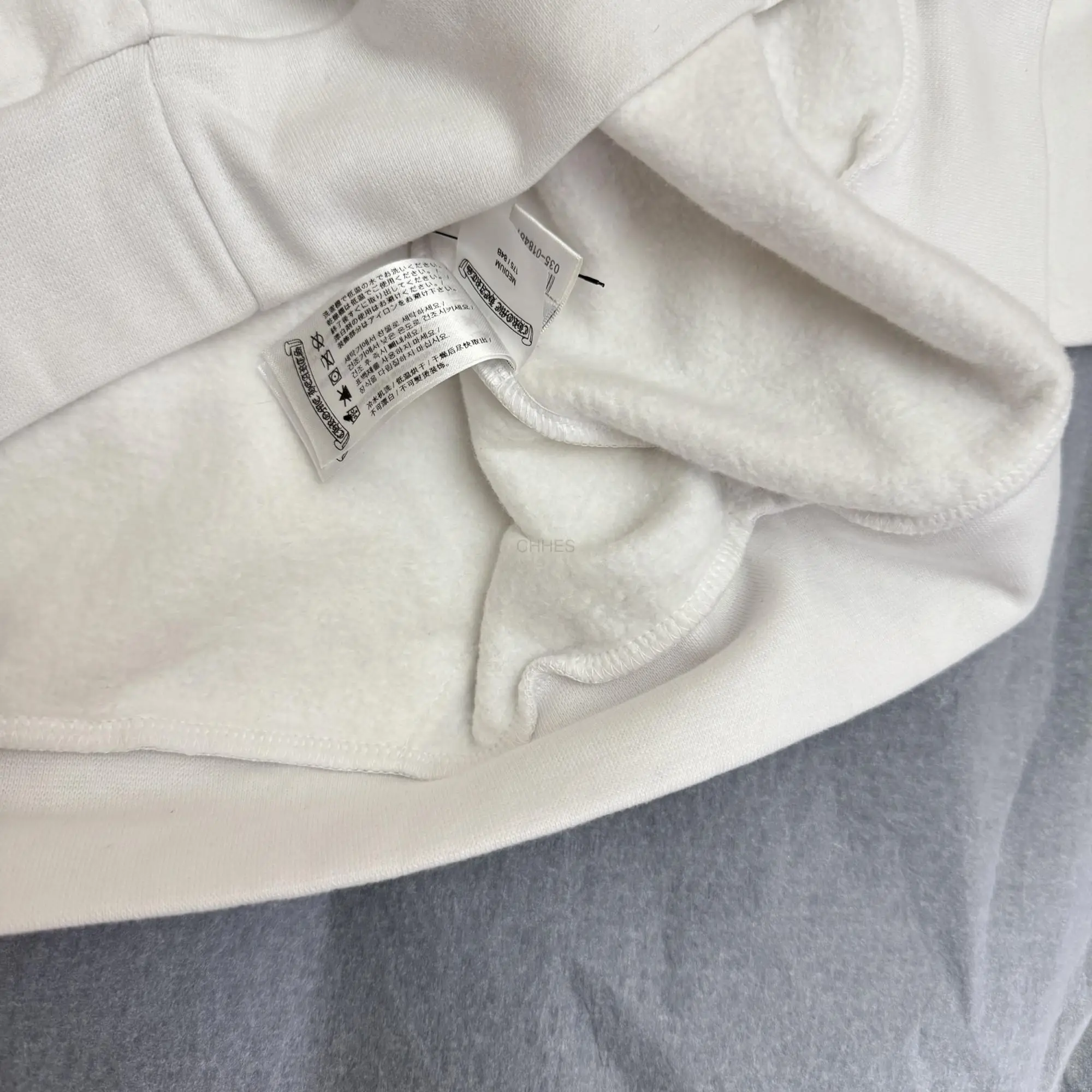 克罗心Chrome hearts 蓝色滚石大舌头连帽卫衣现货M码一个