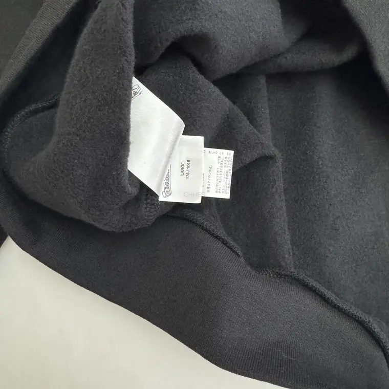 克罗心Chrome hearts Foti连帽拉链卫衣外套骷髅外套L码现货