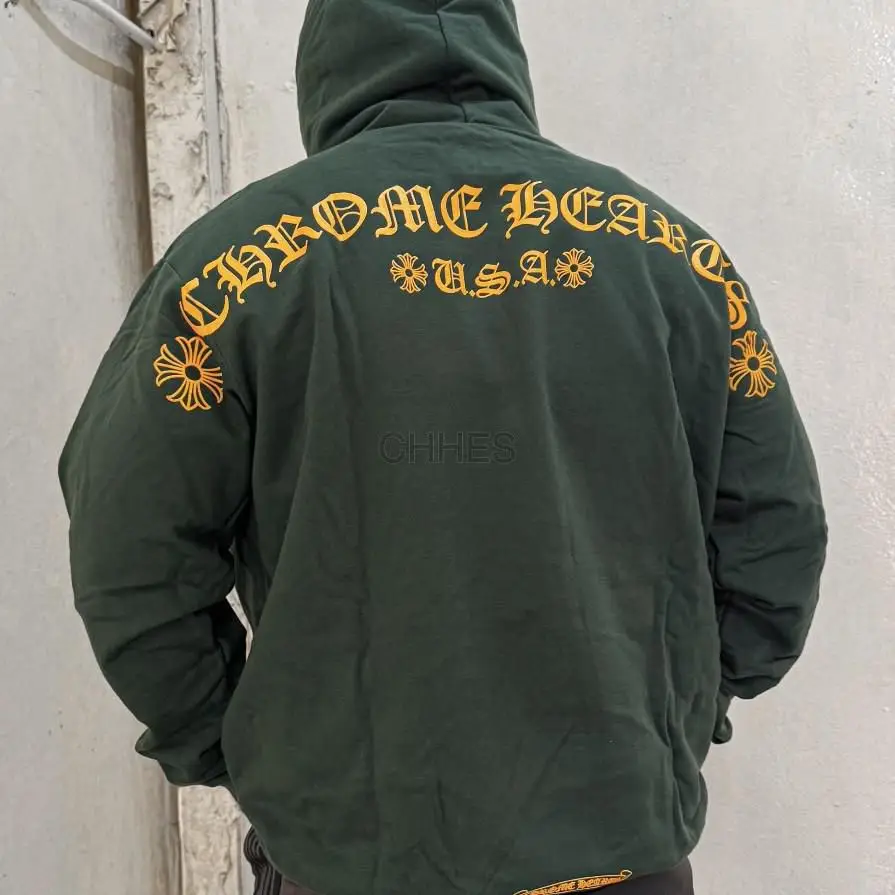 克罗心Chrome hearts 官网限定卫衣套头连帽卫衣现货L