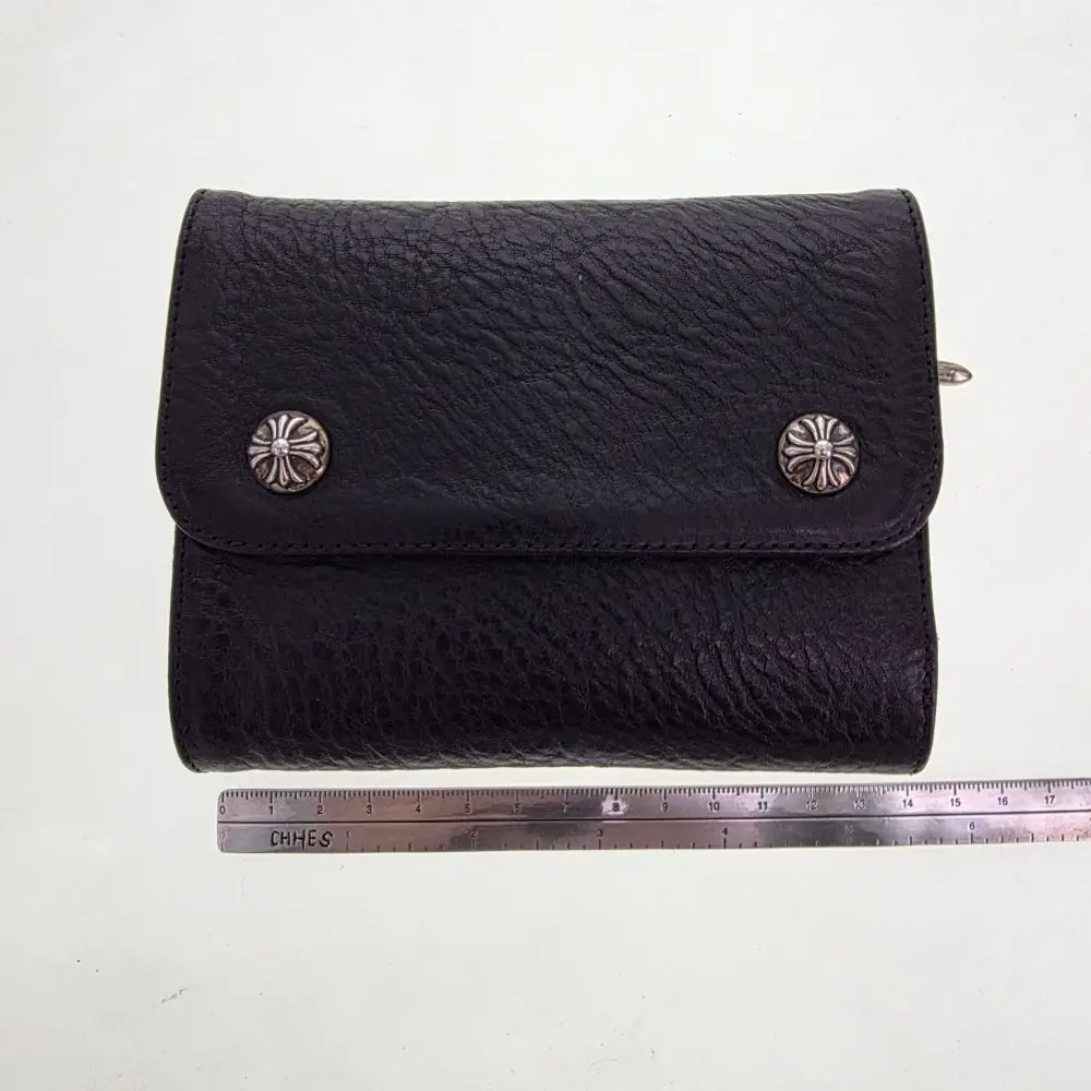 克罗心 短款宝剑拉链卷轴钱包