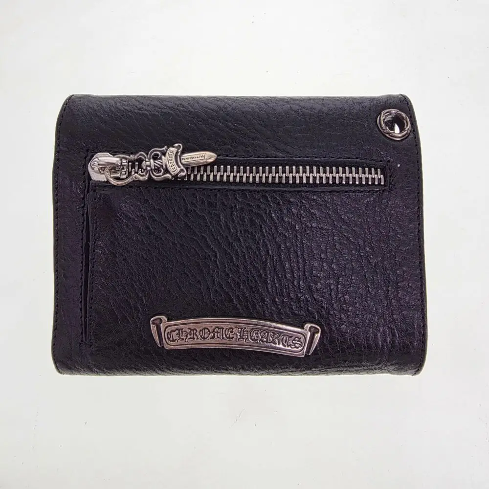 克罗心 短款宝剑拉链卷轴钱包