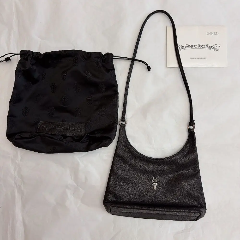 克罗心  viv包黑色viv腋下包viv单肩包现货