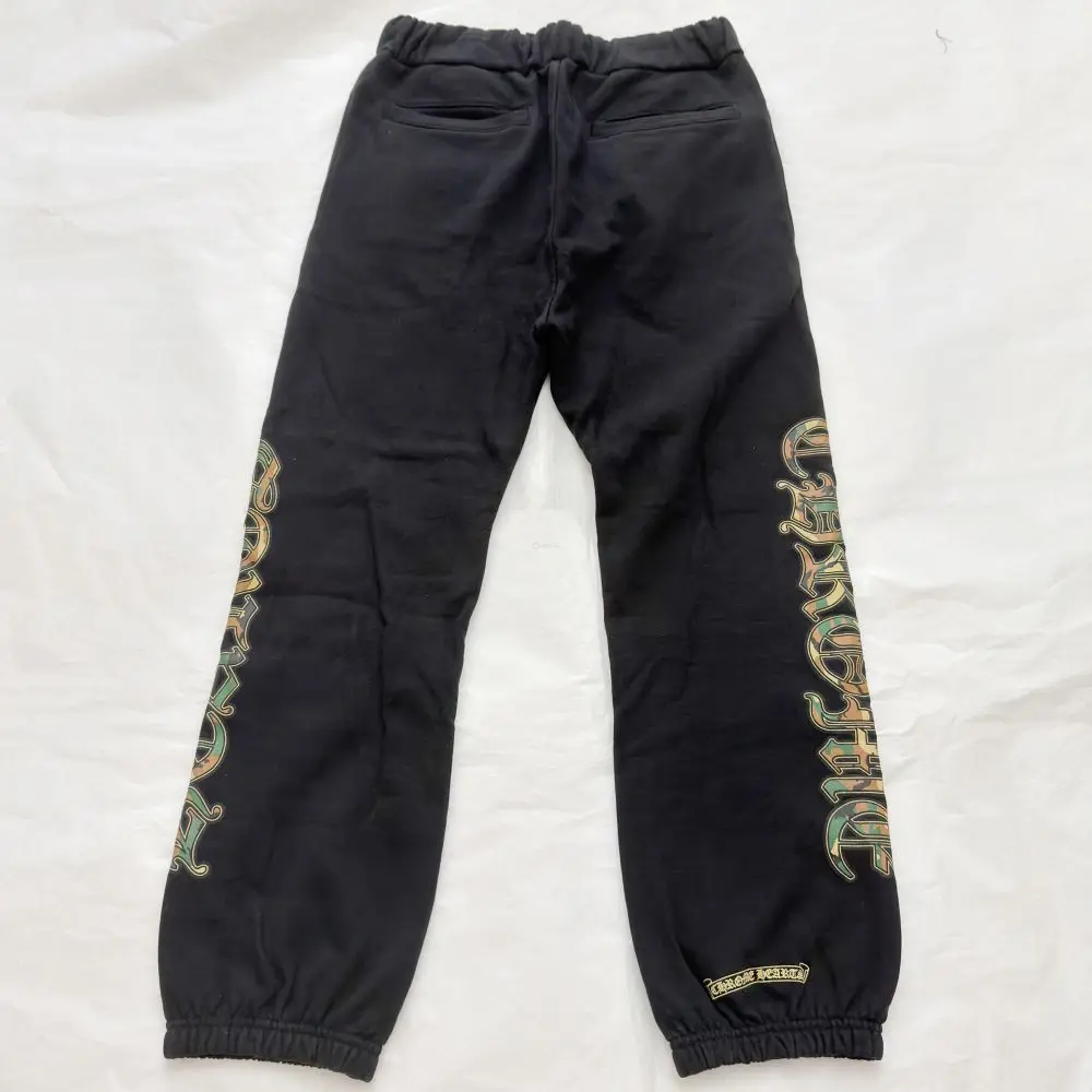 克罗心Chrome hearts 迷彩三十字卫裤运动裤运动裤抓绒卫裤现货M