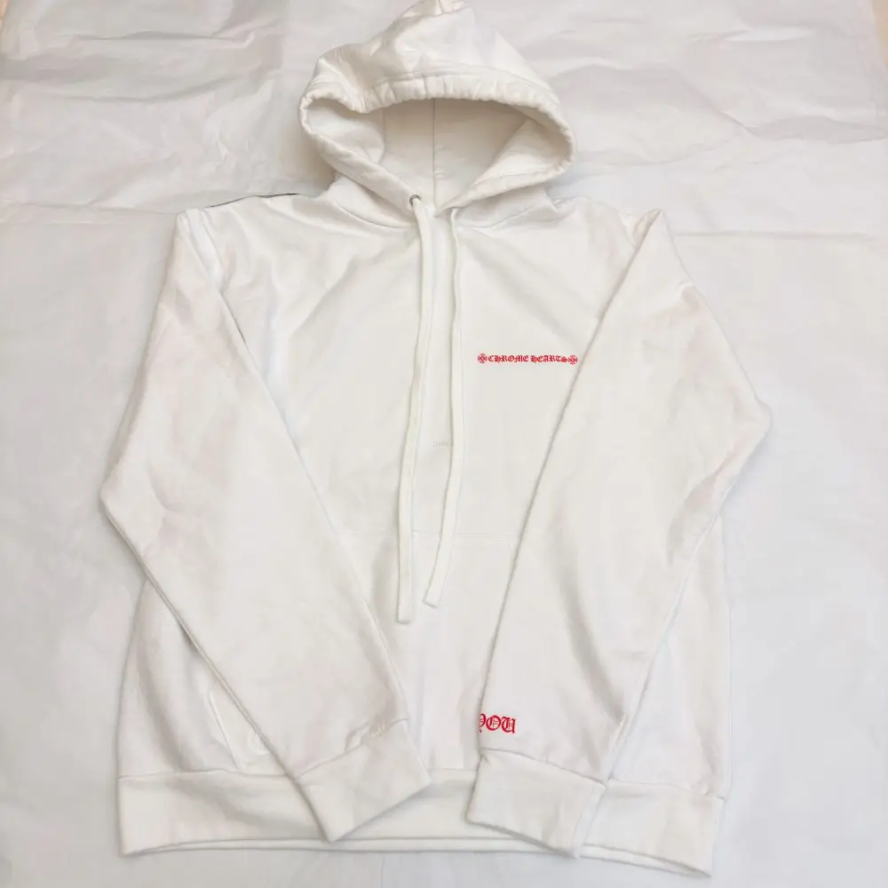 克罗心 美国专柜正品Chrome hearts 项链十字人像帽衫卫衣外套