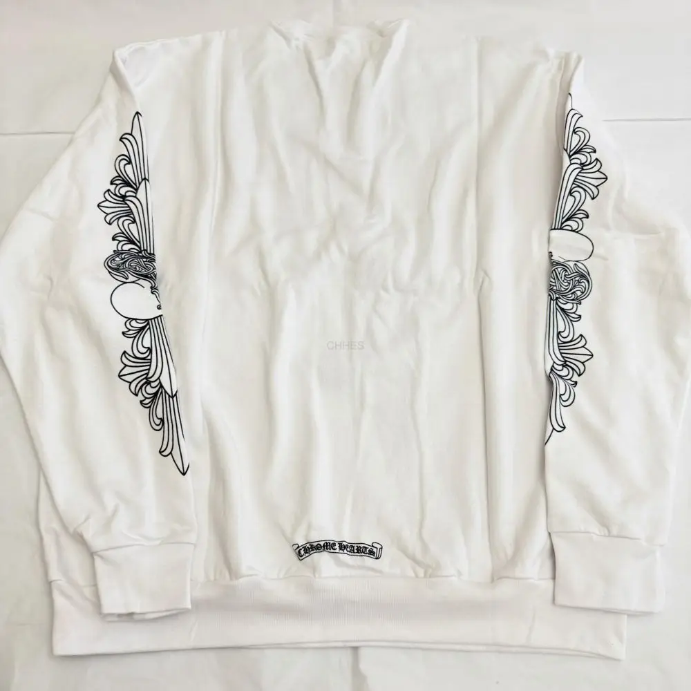 Chrome hearts 克罗心  限定白色藤蔓爱心卫衣M码现货