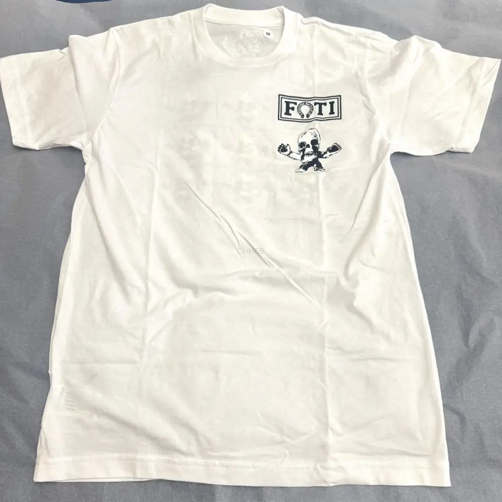 克罗心Chrome hearts 彩色foti骷髅短袖T恤现货M码
