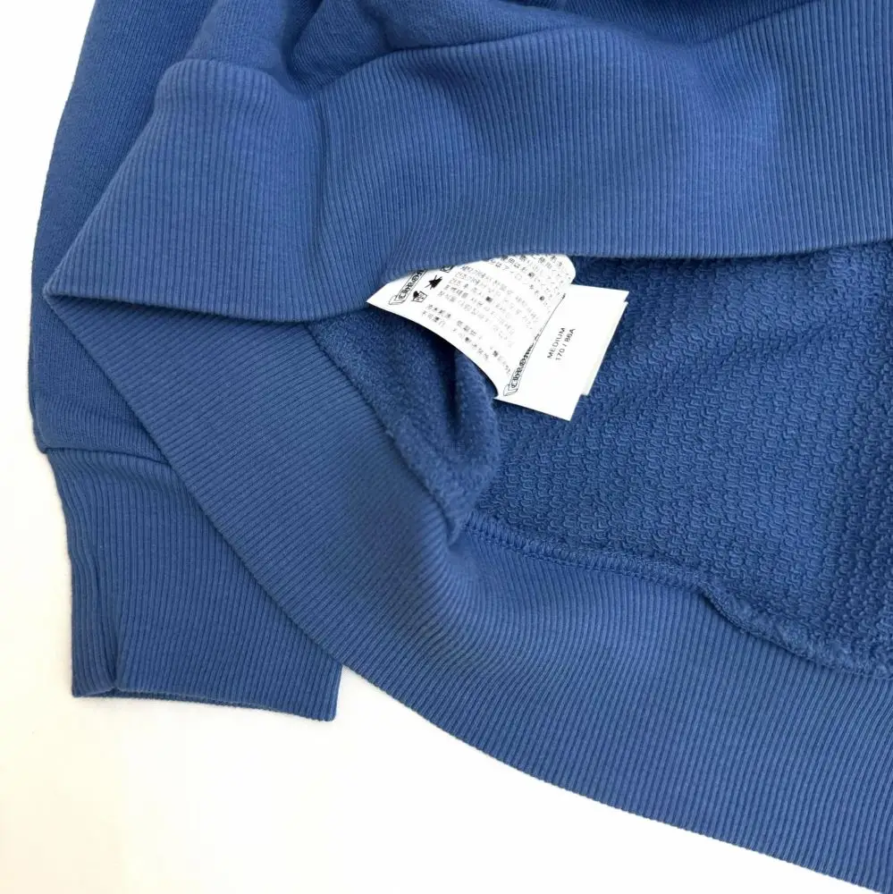 克罗心Chrome hearts  蓝色三十字植绒印卫衣xs号s号M号现货