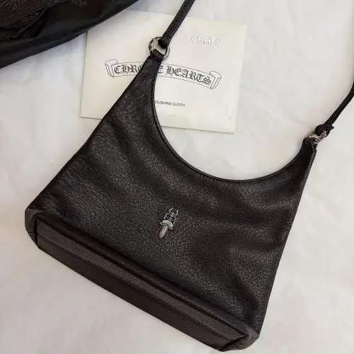 克罗心  viv包黑色viv腋下包viv单肩包现货